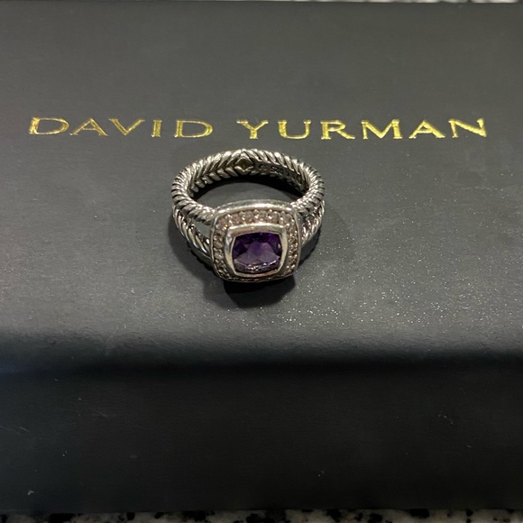 David Yurman Petite Albion Ring Diamonds - Picture 2 of 10